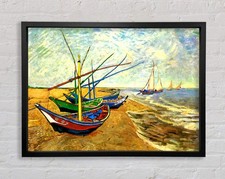 Van Gogh Fishing Boats On The